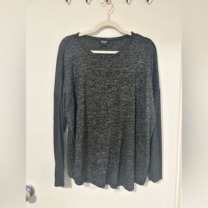 Buffalo David Bitton Charcoal Long Sleeve Top